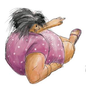 Felice Meer, Grafik frau G. liegend